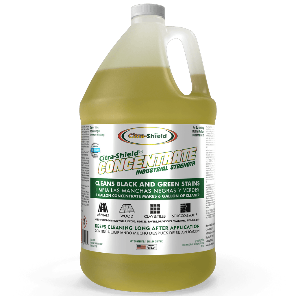 Citra-Shield Concentrate Multi-Surface Outdoor Cleaner, Headstone Cleaner, Concrete Cleaner, Deck Cleaner, Roof Cleaner and More