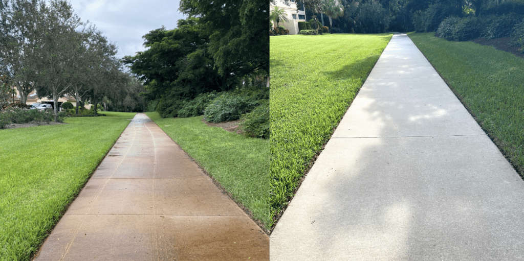 Read more about the article Sidewalk Cleaning: No Pressure Washing